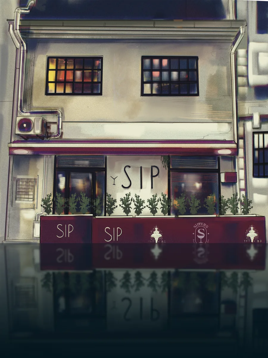 Illustration of the Sippers building on Covaci street